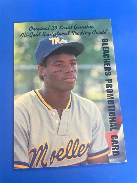 Mavin Bleachers Ken Griffey Jr Promotional Card Moeller Hs Box