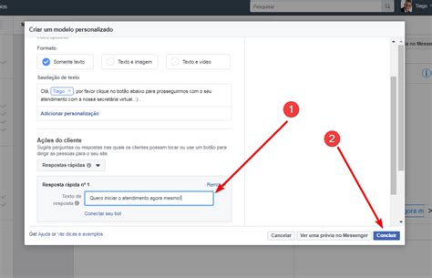 Modelo Personalizado Resposta Rapidao Facebook Para Clinicas Cloudia