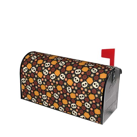 Fotbe Skulls Mailbox Covers Post Letter Box Cover Garden Decor Standard ...