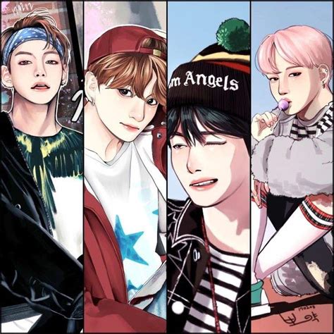 خلفيات Bts انمي