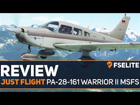 Just Flight PA 28 161 Warrior II For MSFS The FSElite Review YouTube