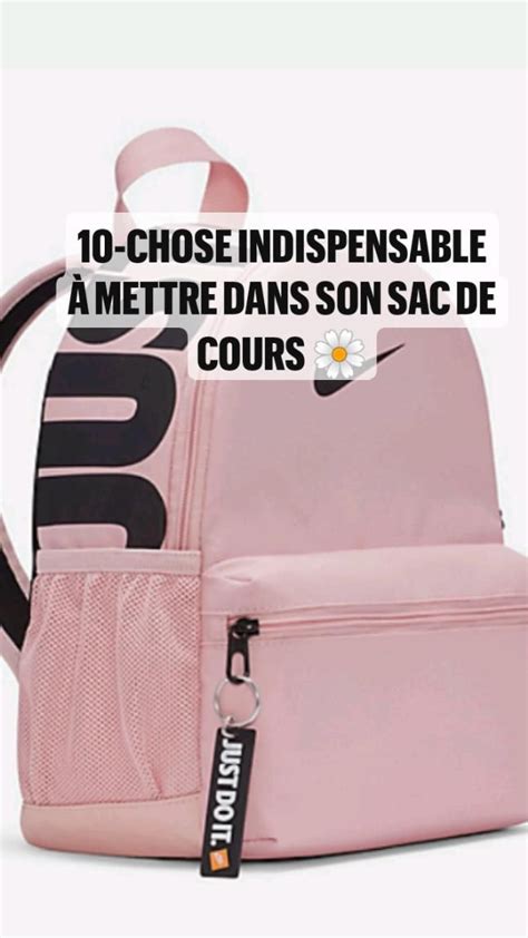 10 chose indispensable à mettre dans son sac de cours Sac de cours