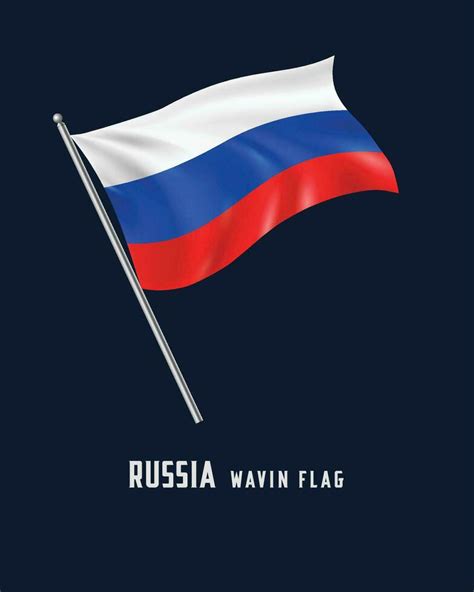 Russia Wavin Flag Vector Art At Vecteezy