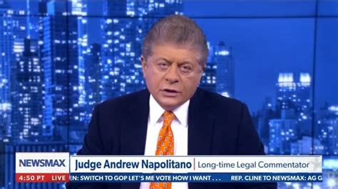 Judge Andrew Napolitano Resurfaces On Newsmax After Fox News Ouster