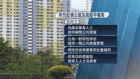 同性配偶公屋居屋平權案 房委會上訴至終院 Now 新聞