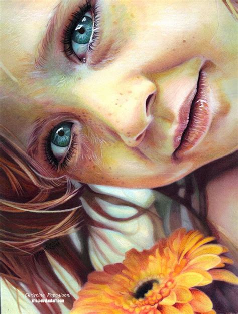 Hyper Realistic Color Pencil Drawing By Christina Papagianni