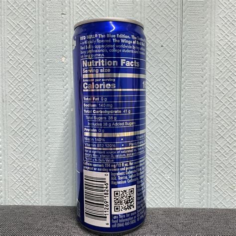 Fl Oz Can Red Bull Energy Drink Blue Edition Blueberry Ebay