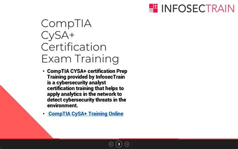 PPT CompTIA CySA Certification Training PowerPoint Presentation Free