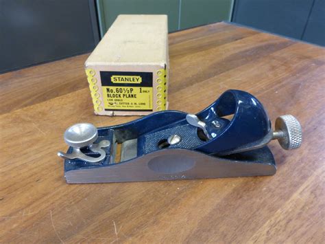 Vintage Stanley No 60 1 2 P Low Angle Block Plane With Original Box USA