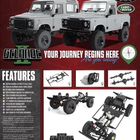 Rc Wd Gelande Ii Truck Kit Lwb Chassis Kit Rc Wd