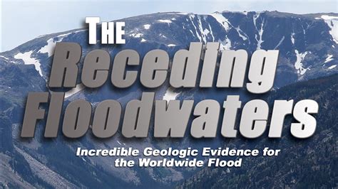 Flood Geology Receding Floodwaters Documentary Youtube