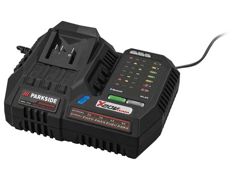 ᐉ PARKSIDE PERFORMANCE 20 V Smart Akku Ladegerät PLGS 2012 A1 12 A