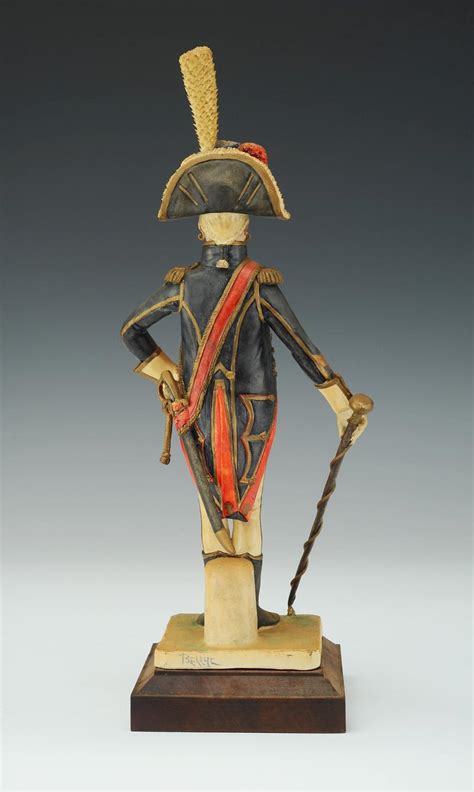 Bernard Bernard Belluc Figurine En Porcelaine Tambour Major Des