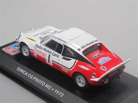 Altaya Simca CG Proto MC Rallye Neige Et Glace 1972 1 43 Vitrine