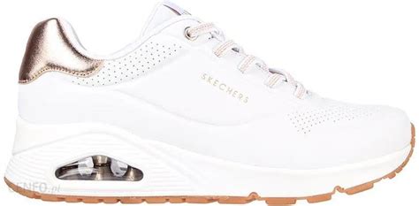 Buty Skechers Uno Shimmer Away Wht Bia E Ceny I Opinie Ceneo Pl