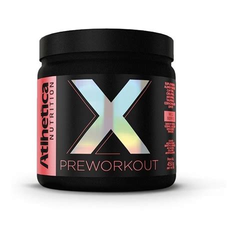 X Pré Workout 450g Todos Sabores Atlhetica Nutrition Submarino