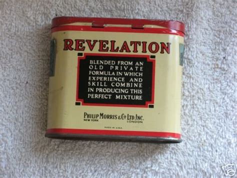 Revelation Pipe Tobacco Tin Spice Tins 32170948