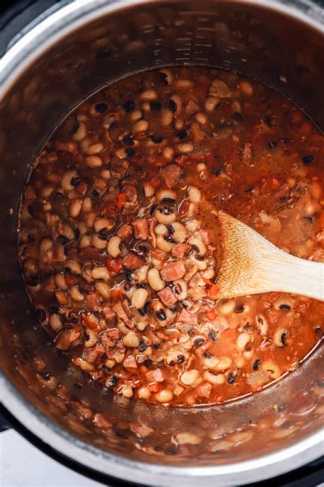 Instant Pot Black Eyed Peas Recipe The Cookie Rookie