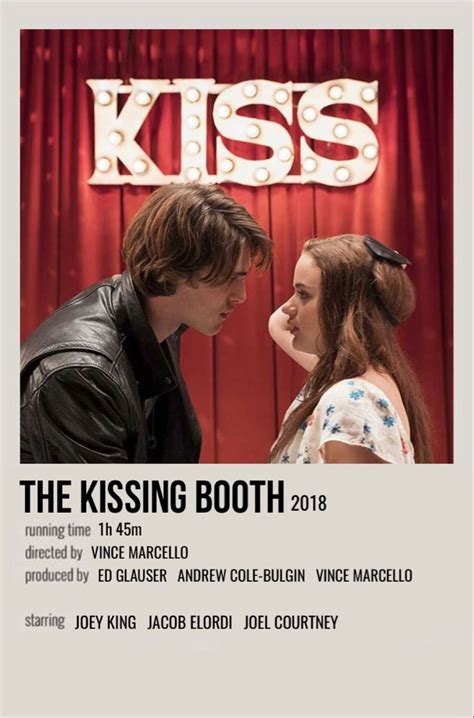 The Kissing Booth Film D Amour Affiches De Films Style Minimaliste