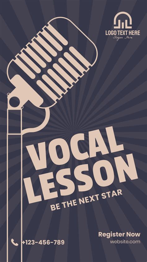 Vocal Coaching Lesson Instagram Story Brandcrowd Instagram Story Maker