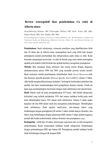 Jurnal Ca Rekti Pdf