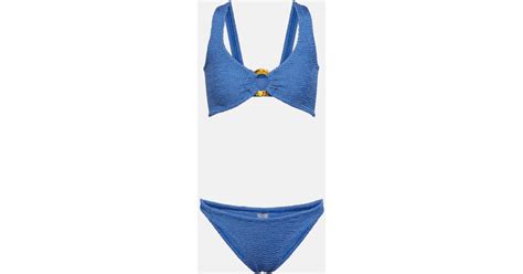 Hunza G Julia Bikini In Blue Lyst