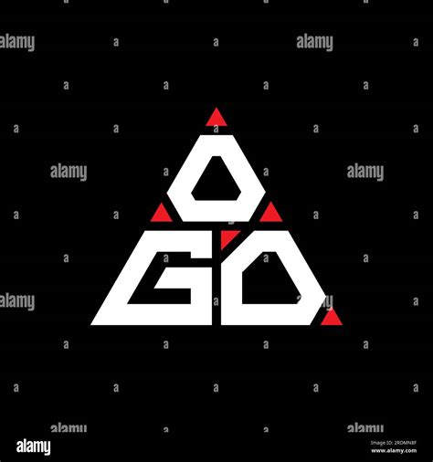 Ogo Triangle Letter Logo Design With Triangle Shape Ogo Triangle Logo