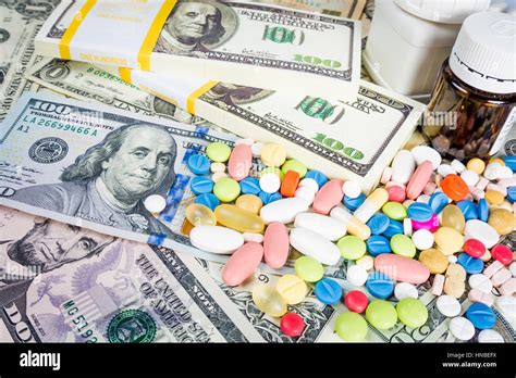 drugs   money background money  pills stock photo alamy