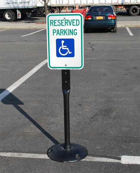 Reserved Parking Sign And Post Kit Sku K Kit