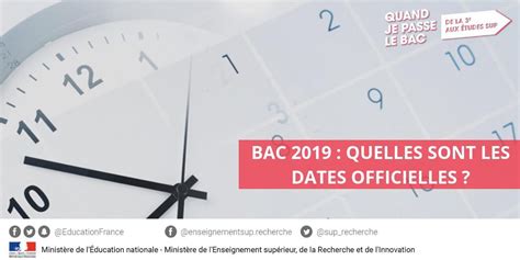 Dates Officielles Du Bac 2019 Post Bac Orientation Post Bac Epreuve