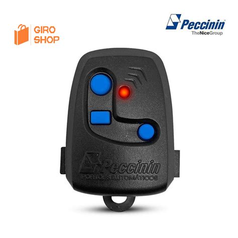 Controle Remoto C Preto Para Port O Motor Eletr Nico Nice Peccinin