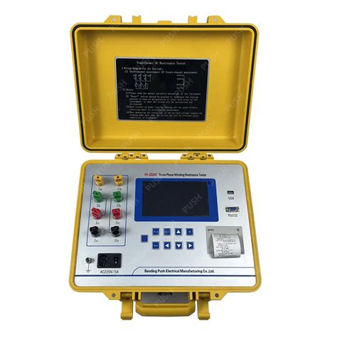 China Ps Zd T Three Phase Winding Resistance Tester Three Channel Dc