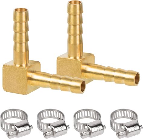 Amazon JUWO 5 8 Hose Barb Elbow 90 Degree Brass Barb Fitting For