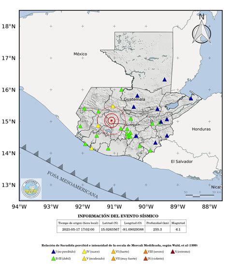 Sismología Nacional de Guatemala on Twitter RT insivumehgt