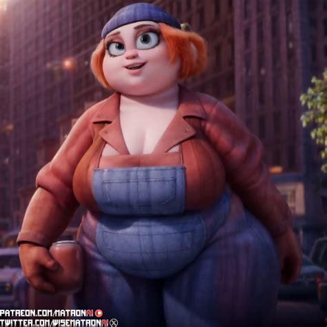 Rule 34 4k Ai Generated Bbw Cleavage Female Female Only Highres Huge Breasts Janet Paw Patrol