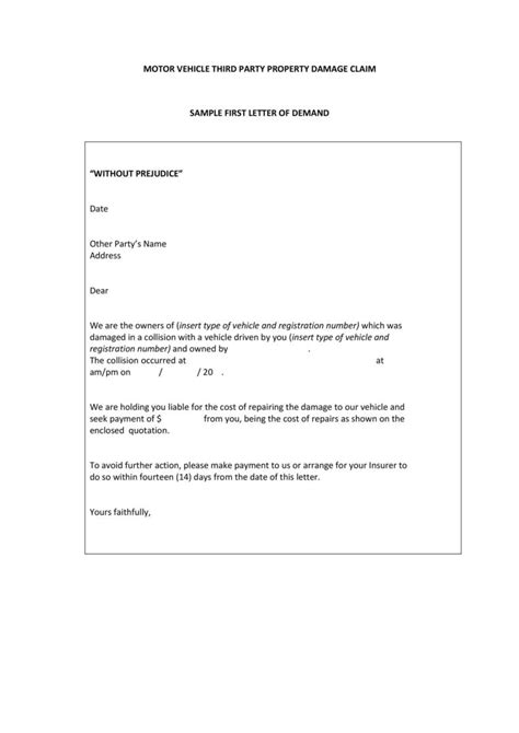 40 Strong Demand Letter Templates Free Samples Templatelab