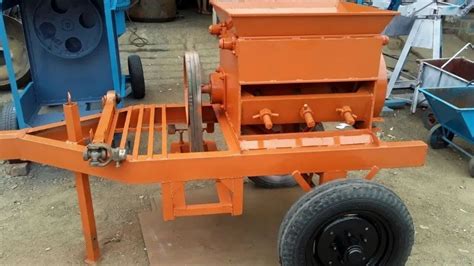 Jaw Crusher Mild Steel Semi Automatic Brick Breaking Machine At Rs