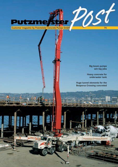 Customer Magazine By Putzmeister Concrete Pumps Gmbh 76 Big