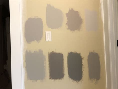 All Sherwin Williams Top Row Left To Right Sw Requisite Gray Sw