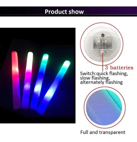 Barra De Espuma Led Que Brilla En La Oscuridad Piezas Cuotas