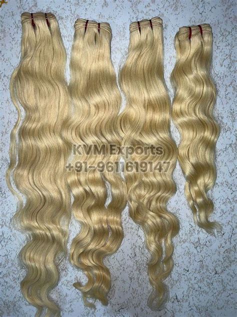 Blonde Weft Hair Manufacturer Supplier From Bangalore