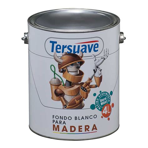 Fondo Blanco Para Madera 250 Cc Tersuave Pinturerías Océano