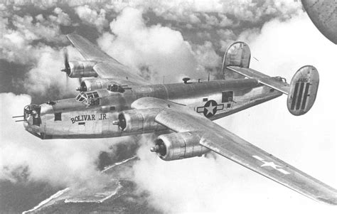 B-24 Liberator Bomber in World War II