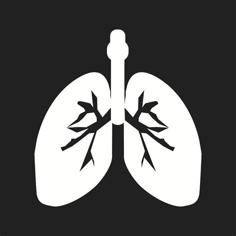 Beautiful Lungs Vector Glyph Icon Vector Art At Vecteezy