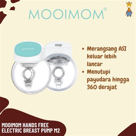 Jual Mooimom Wireless Electric Breast Pump M Pompa Asi Elektrik