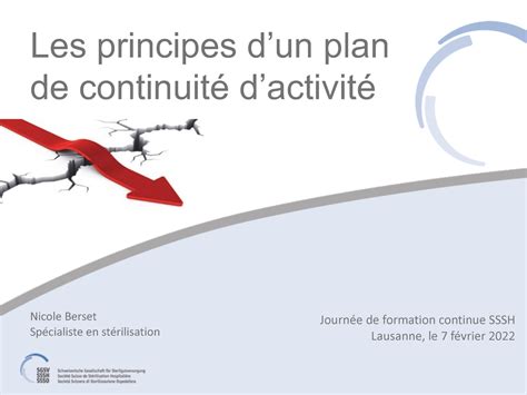 5 Les principes dun plan de continuité dactivité sssh