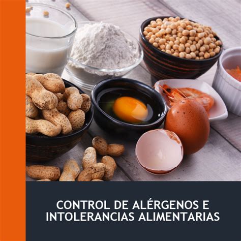 Control de Alérgenos e Intolerancias Alimentarias Escuela de