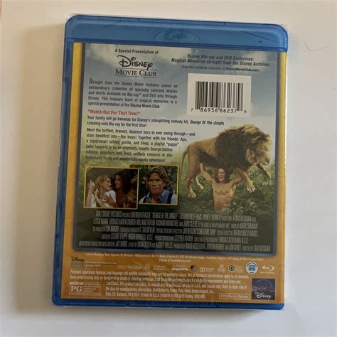 George Of The Jungle Blu Ray 2019 Disney Movie Club Intl Bundle