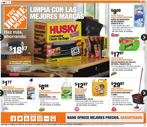 Shopper Home Depot 10 De Octubre Al 16 De Octubre De 2019