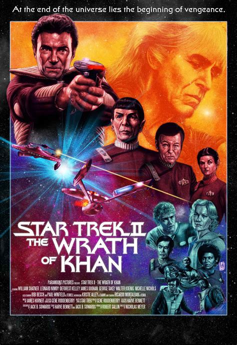 Star Trek II The Wrath Of Khan Poster By Kmadden2004